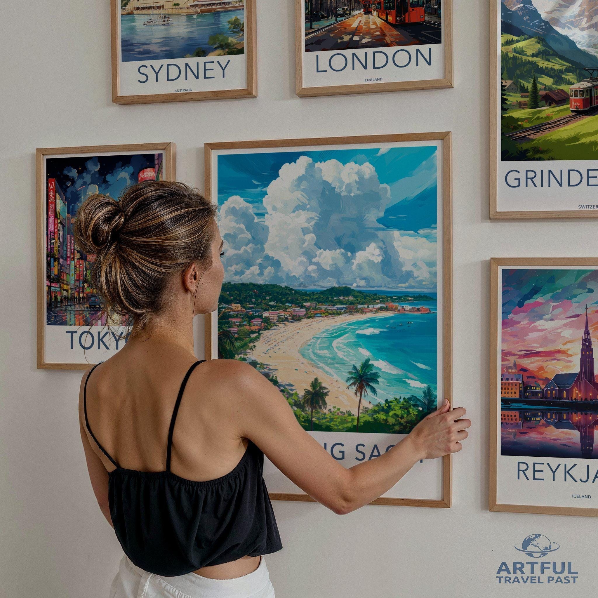 Kampong Saom Poster - Cambodia Wall Art