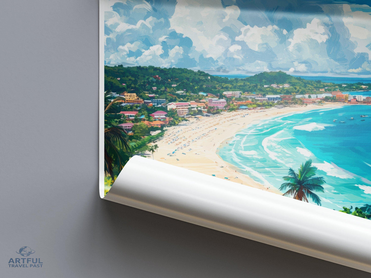 Kampong Saom Poster - Cambodia Wall Art