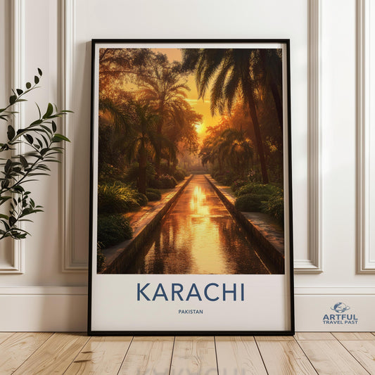 Karachi Poster - Pakistan Wall Art