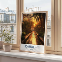 Karachi Poster - Pakistan Wall Art
