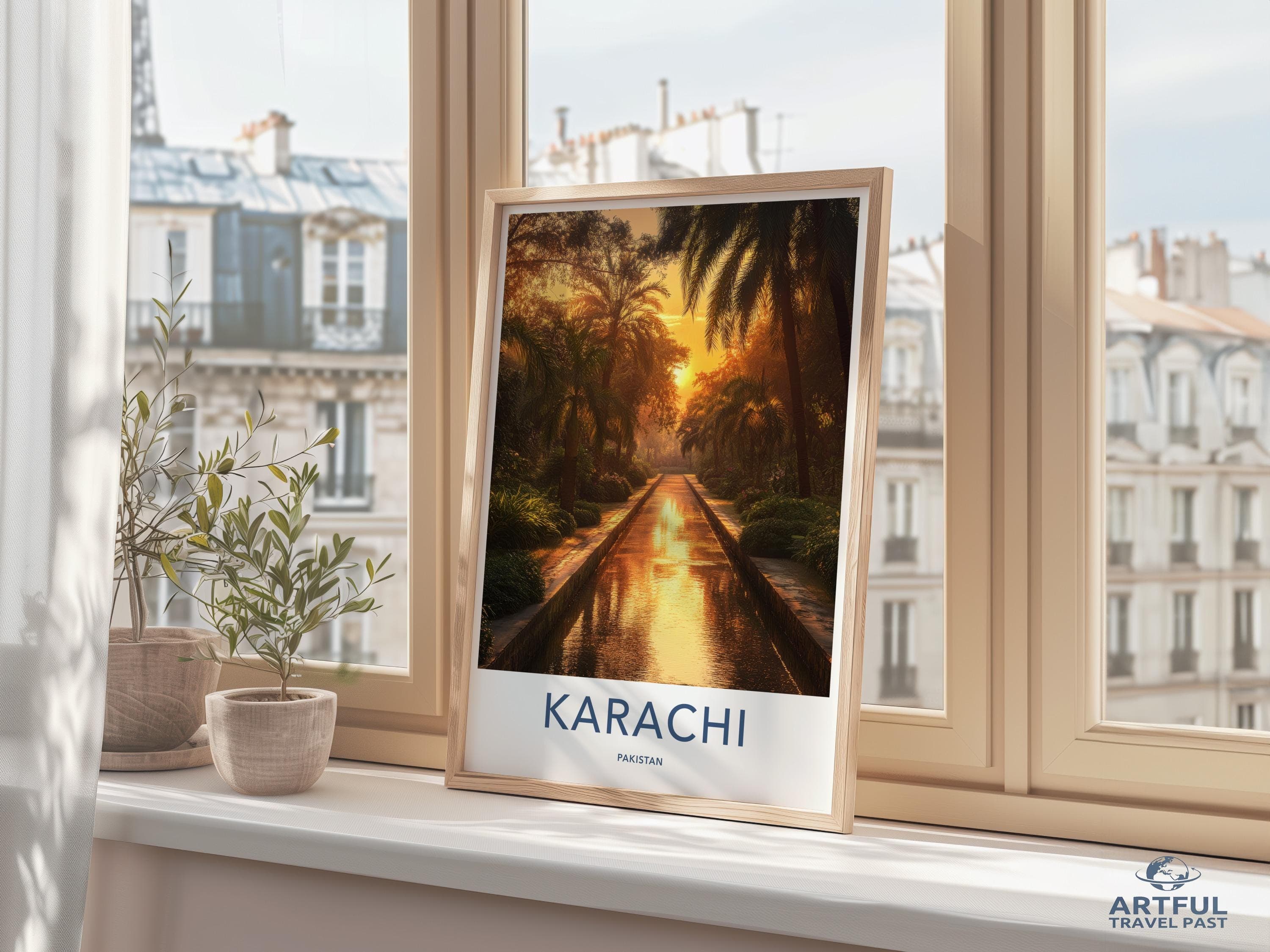 Karachi Poster - Pakistan Wall Art