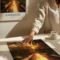 Karachi Poster - Pakistan Wall Art