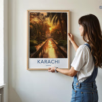 Karachi Poster - Pakistan Wall Art