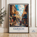 Karachi Poster - Pakistan Wall Art