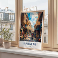 Karachi Poster - Pakistan Wall Art