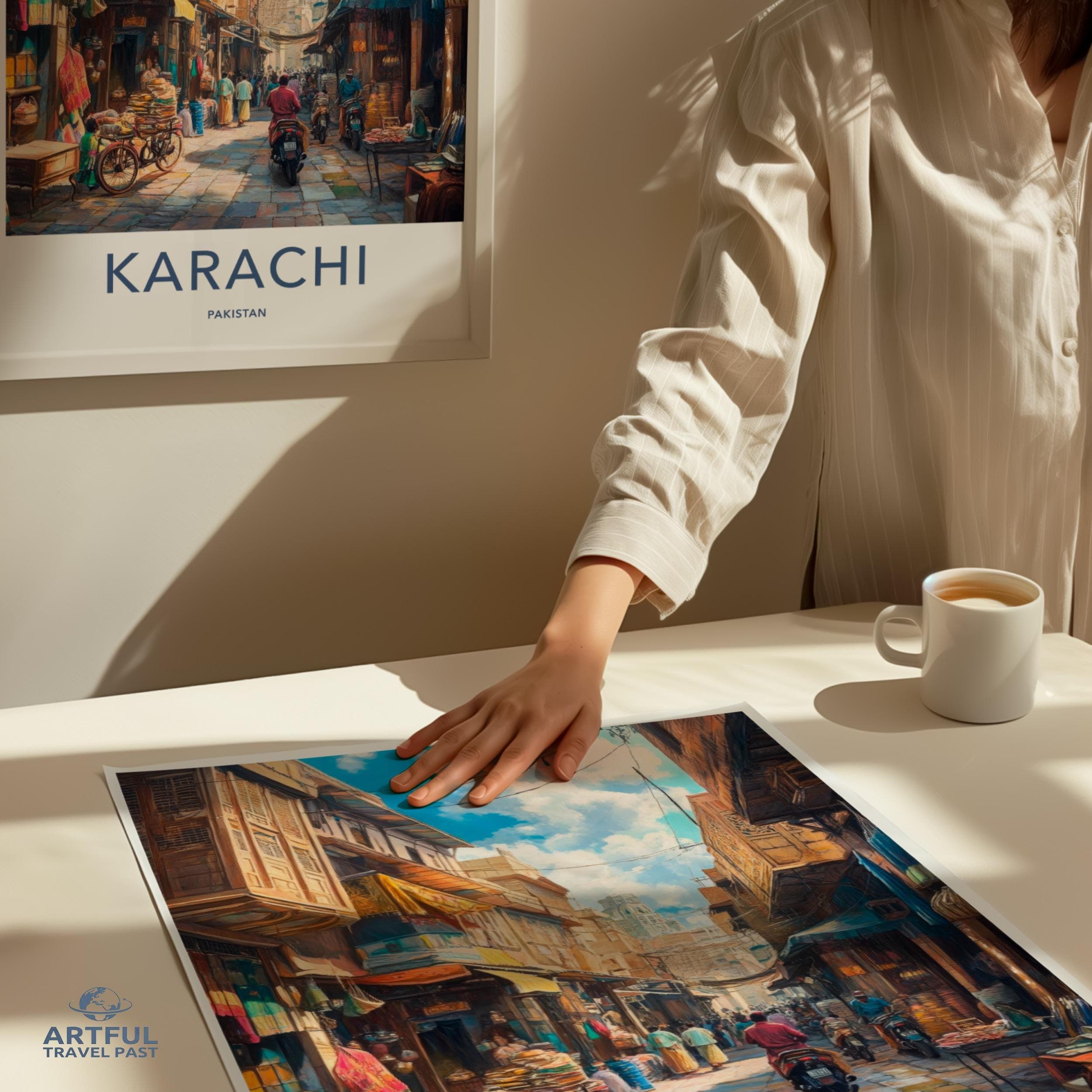 Karachi Poster - Pakistan Wall Art