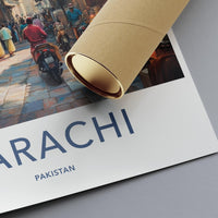 Karachi Poster - Pakistan Wall Art