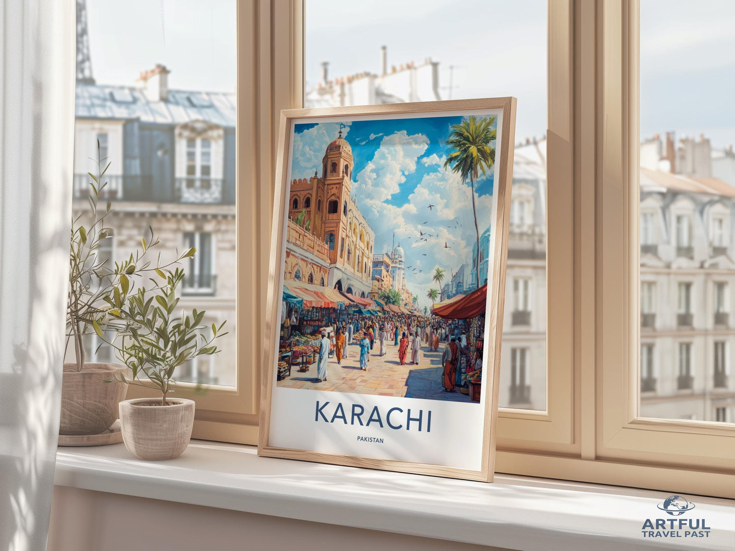 Karachi Poster - Pakistan Wall Art