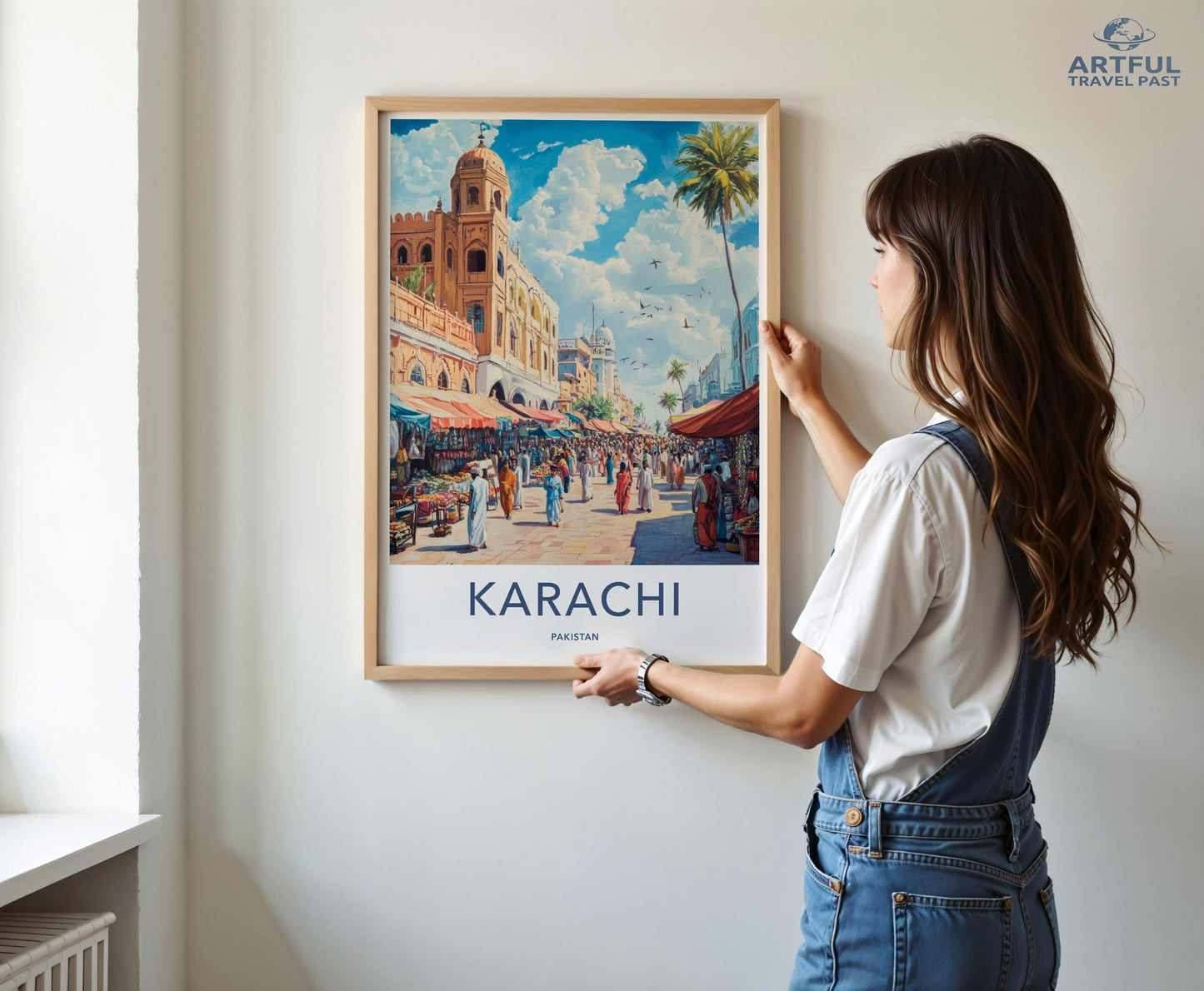 Karachi Poster - Pakistan Wall Art