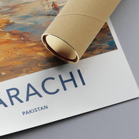 Karachi Poster - Pakistan Wall Art