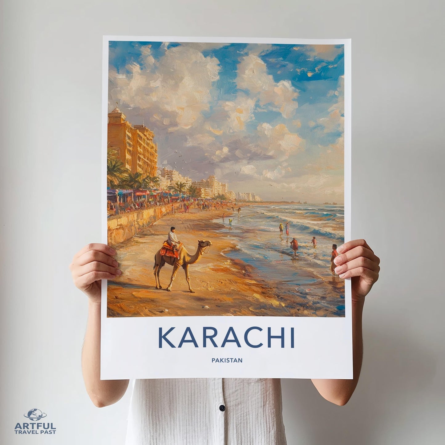 Karachi Poster - Pakistan Wall Art