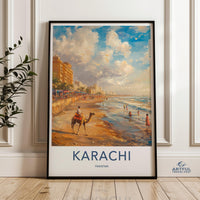 Karachi Poster - Pakistan Wall Art