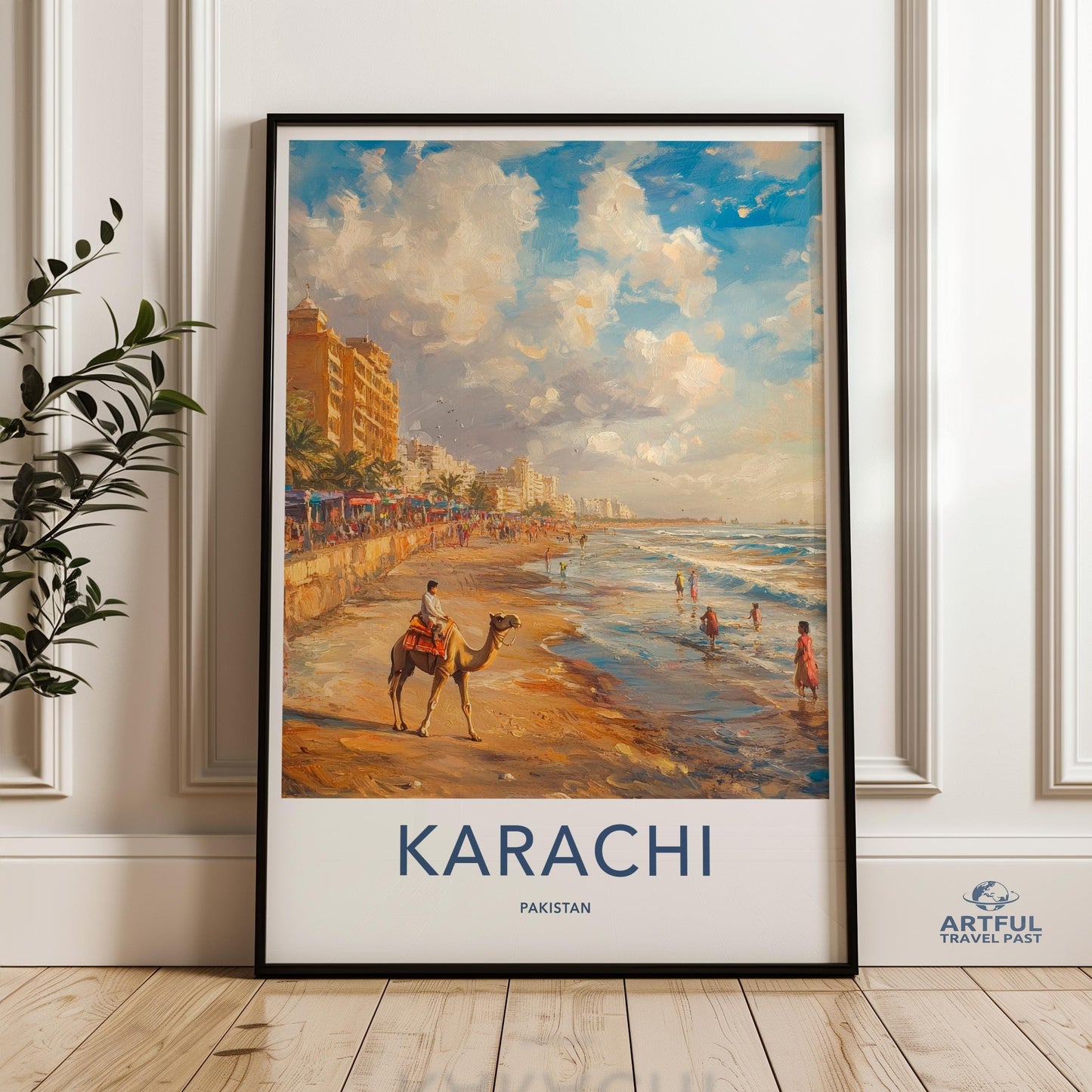 Karachi Poster - Pakistan Wall Art