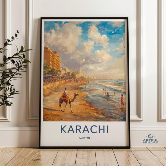 Karachi Poster - Pakistan Wall Art