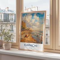 Karachi Poster - Pakistan Wall Art