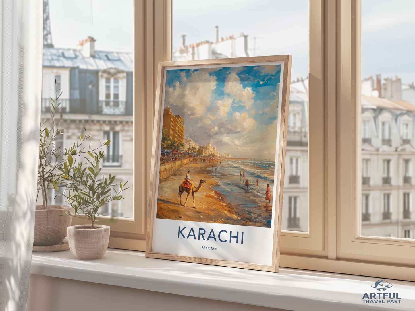 Karachi Poster - Pakistan Wall Art