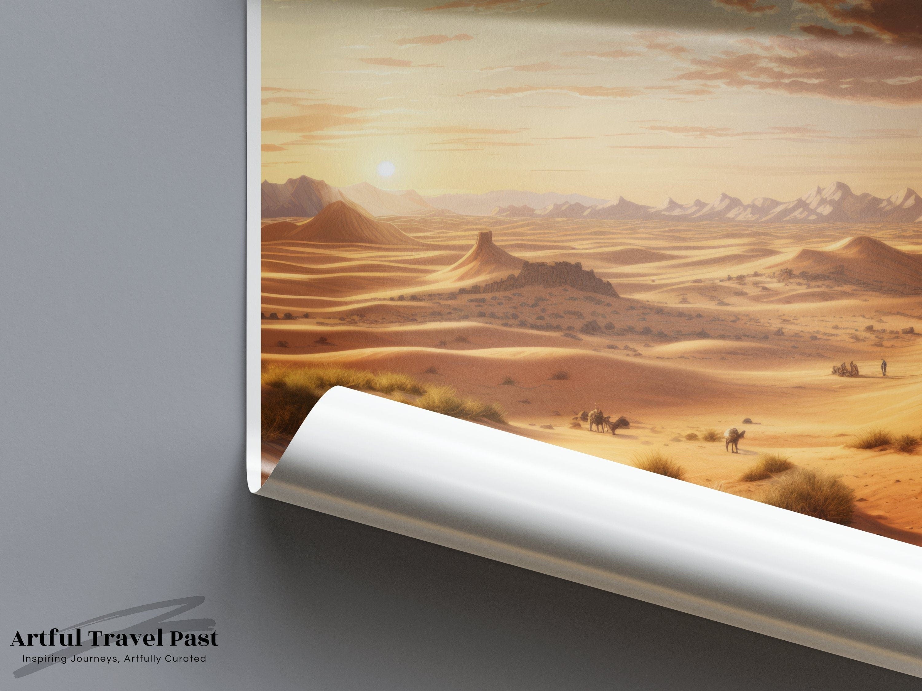Karakum Poster - Turkmenistan Wall Art