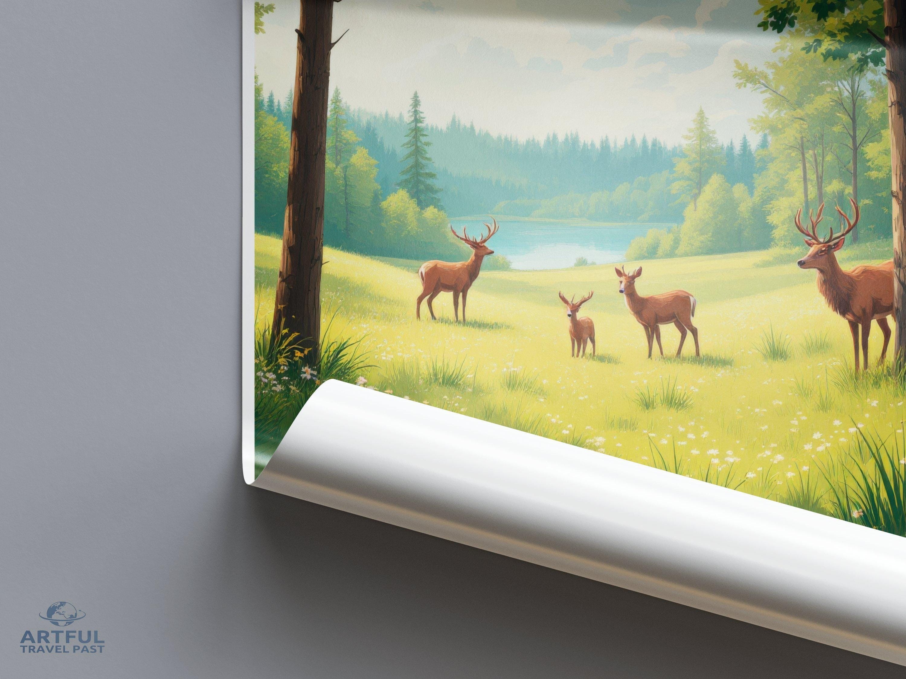 Karkonoski National Park Poster | Poland Wall Art