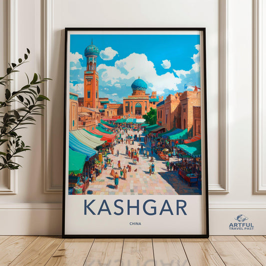 Kashgar Poster - China Wall Art