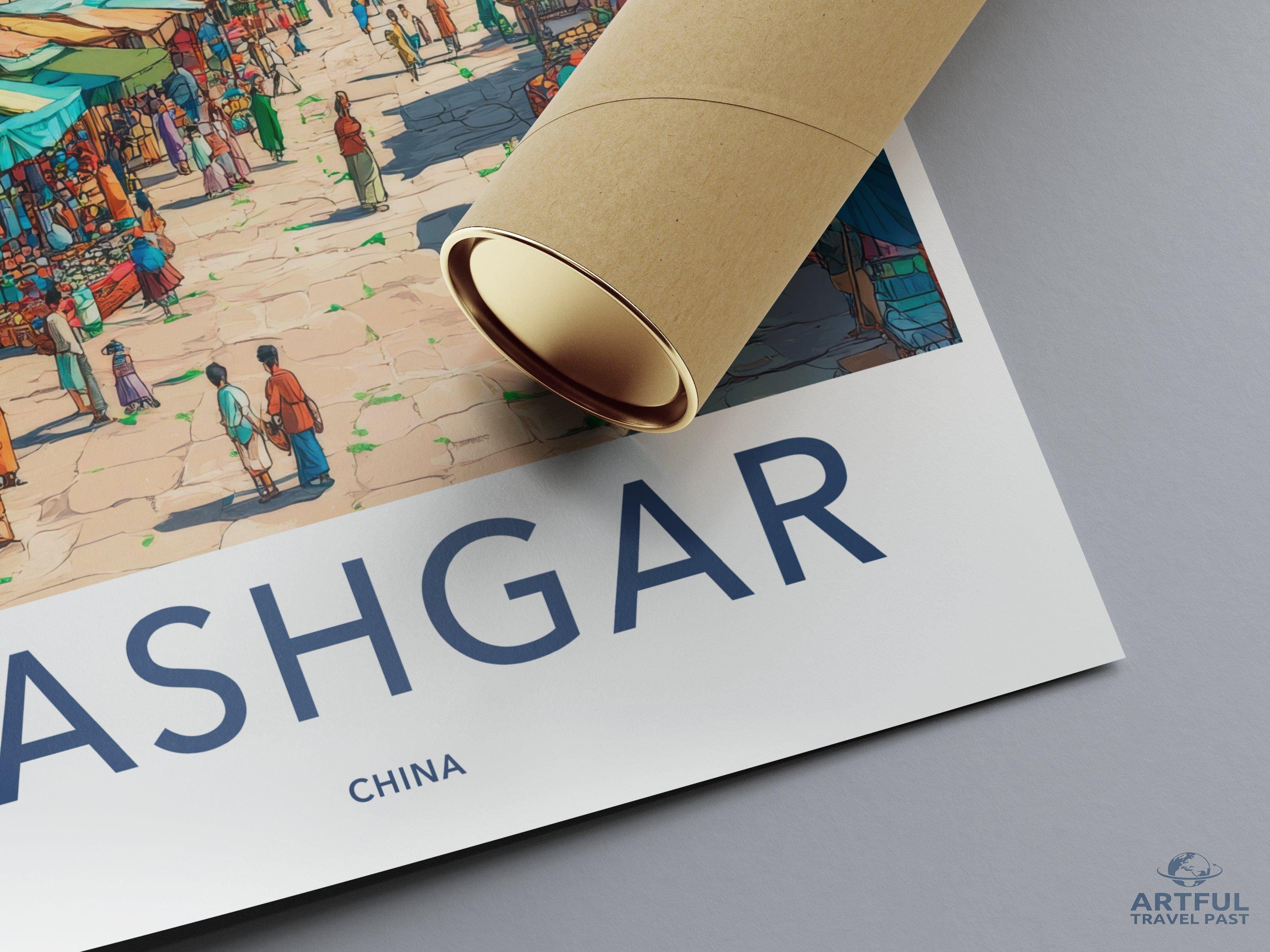 Kashgar Poster - China Wall Art