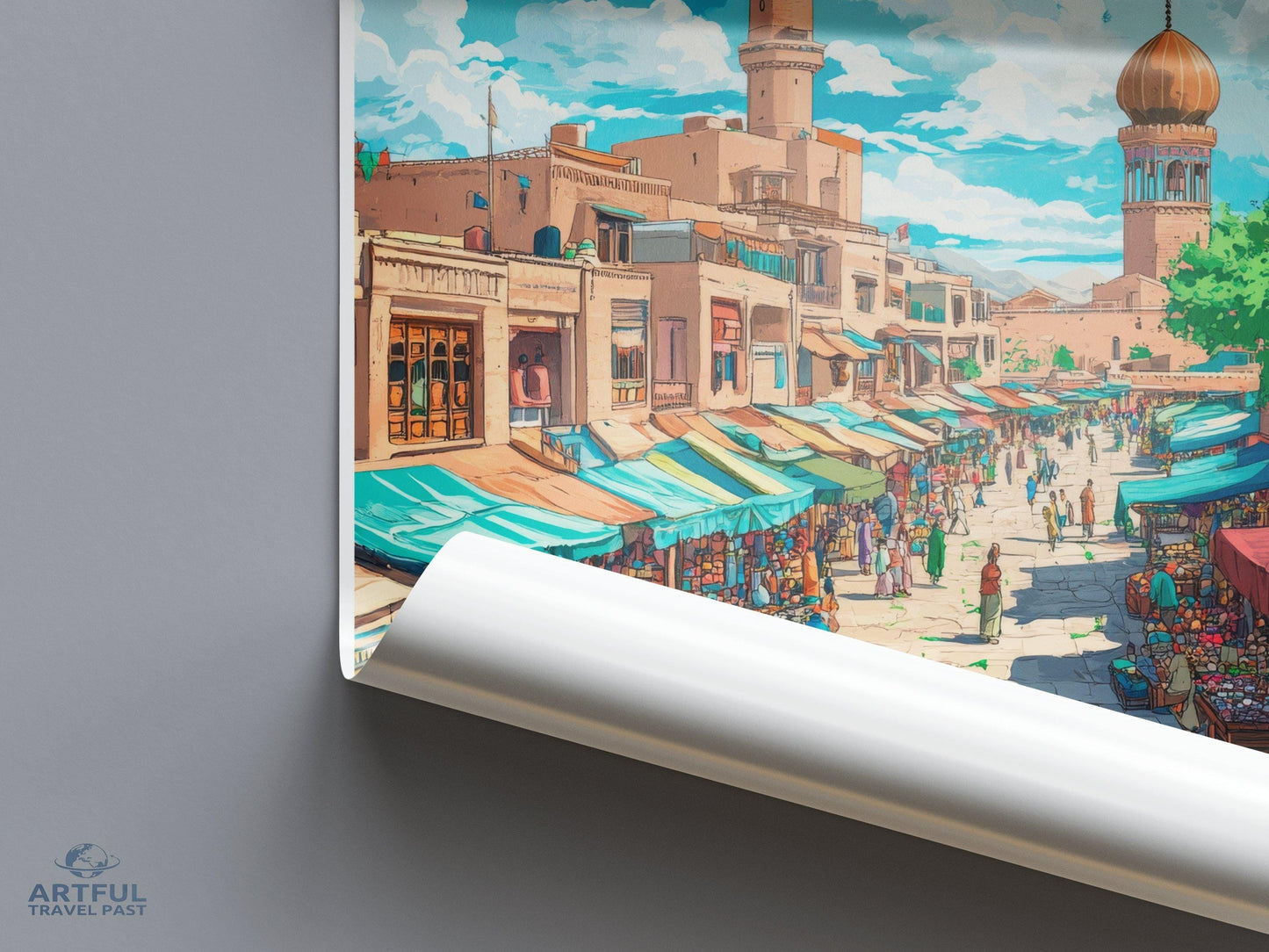 Kashgar Poster - China Wall Art
