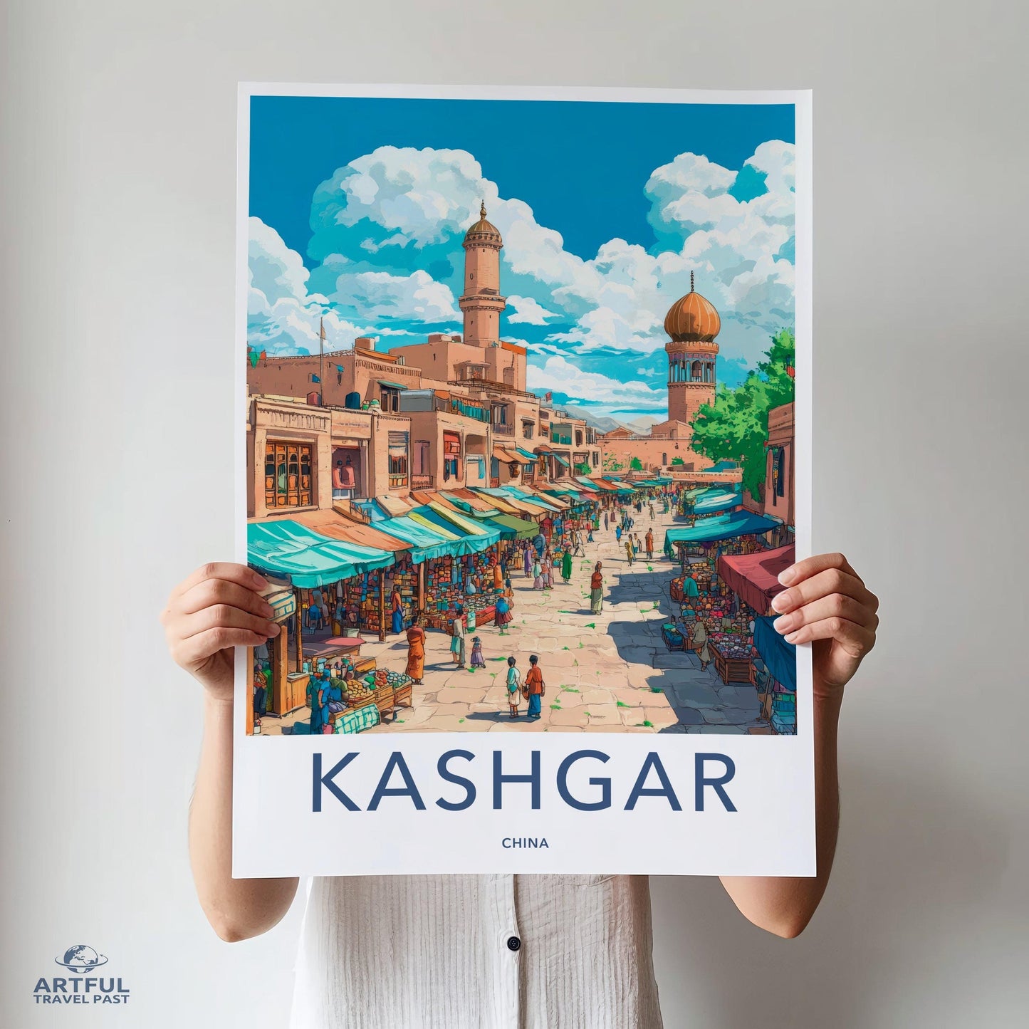 Kashgar Poster - China Wall Art