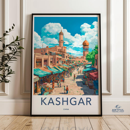 Kashgar Poster - China Wall Art