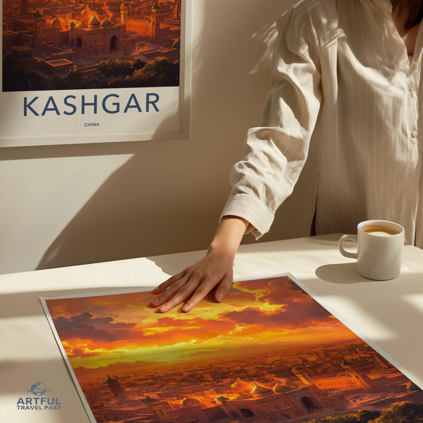 Kashgar Poster | China Wall Art | Asia Decor