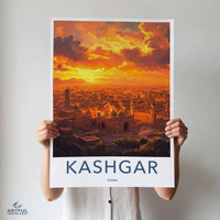 Kashgar Poster | China Wall Art | Asia Decor