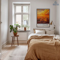 Kashgar Poster | China Wall Art | Asia Decor
