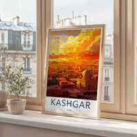 Kashgar Poster | China Wall Art | Asia Decor