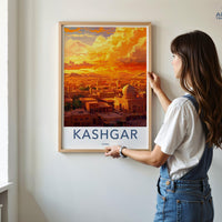 Kashgar Poster | China Wall Art | Asia Decor