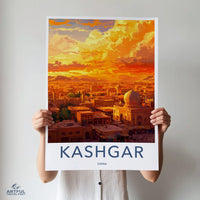 Kashgar Poster | China Wall Art | Asia Decor