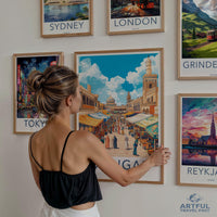Kashgar Poster | China Wall Art | Asia Decor