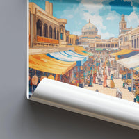 Kashgar Poster | China Wall Art | Asia Decor