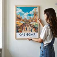 Kashgar Poster | China Wall Art | Asia Decor