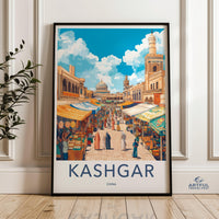 Kashgar Poster | China Wall Art | Asia Decor