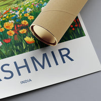 Kashmir Poster | Jammu and Kashmir Wall Art | India Decor