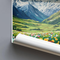 Kashmir Poster | Jammu and Kashmir Wall Art | India Decor