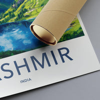 Kashmir Poster | Jammu and Kashmir Wall Art | India Decor