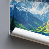 Kashmir Poster | Jammu and Kashmir Wall Art | India Decor