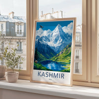 Kashmir Poster | Jammu and Kashmir Wall Art | India Decor