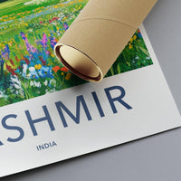 Kashmir Poster | Jammu and Kashmir Wall Art | India Decor