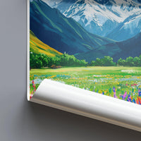 Kashmir Poster | Jammu and Kashmir Wall Art | India Decor