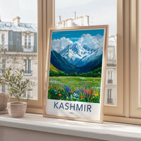 Kashmir Poster | Jammu and Kashmir Wall Art | India Decor