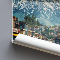 Kashmir Poster | Jammu and Kashmir Wall Art | India Decor