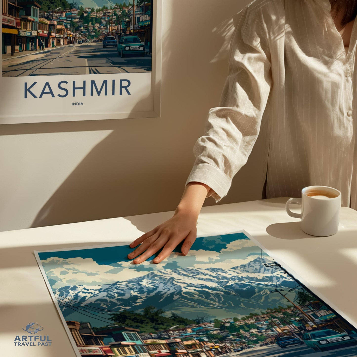 Kashmir Poster | Jammu and Kashmir Wall Art | India Decor