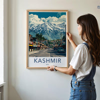 Kashmir Poster | Jammu and Kashmir Wall Art | India Decor