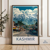 Kashmir Poster | Jammu and Kashmir Wall Art | India Decor