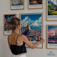 Kathmandu Poster - Nepal Wall Art